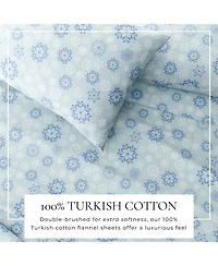 Linery & Co. 100% Turkish Cotton Winter Flannel Sheet Set