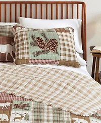 Linery & Co. Rustic Woodland Reversible Microfiber Quilt Set with Shams