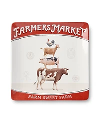 Certified International Vintage Farm Square Platter
