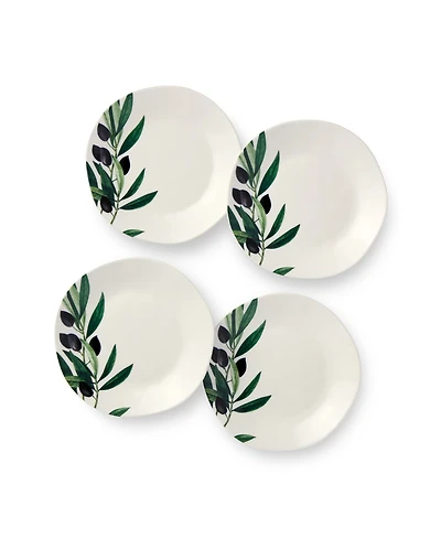 Certified International Olivia Canape Plates, Set of 4, Service for 4