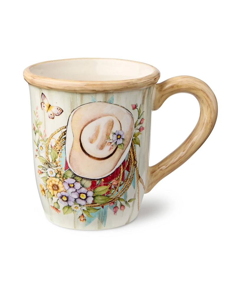 Certified International Rosewood Mugs, Set of 4