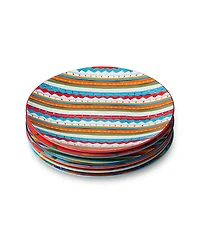 Certified International Caliente Salad Plates, Set of 6, Service for 6