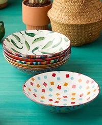 Certified International Caliente Soup Bowls, Set of 6, Service for 6