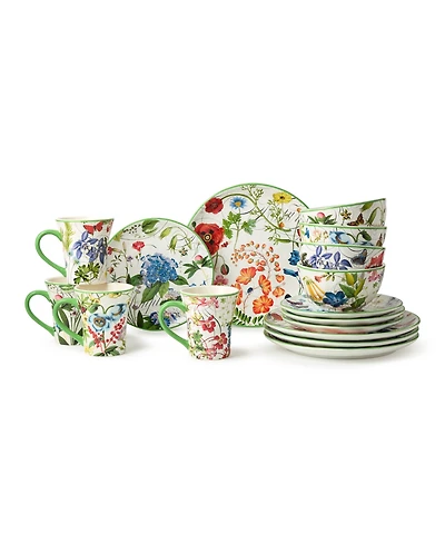 Certified International Greenhouse 16-Pc. Dinnerware Set, Service for 4