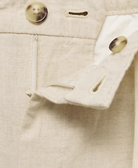 Mango Men's Slim-Fit Linen-Blend Drawstring Pants