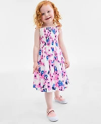 On 34th Toddler Girls Mommy & Me Floral-Print Tie-Shoulder-Strap Dress, Exclusively at Macy's