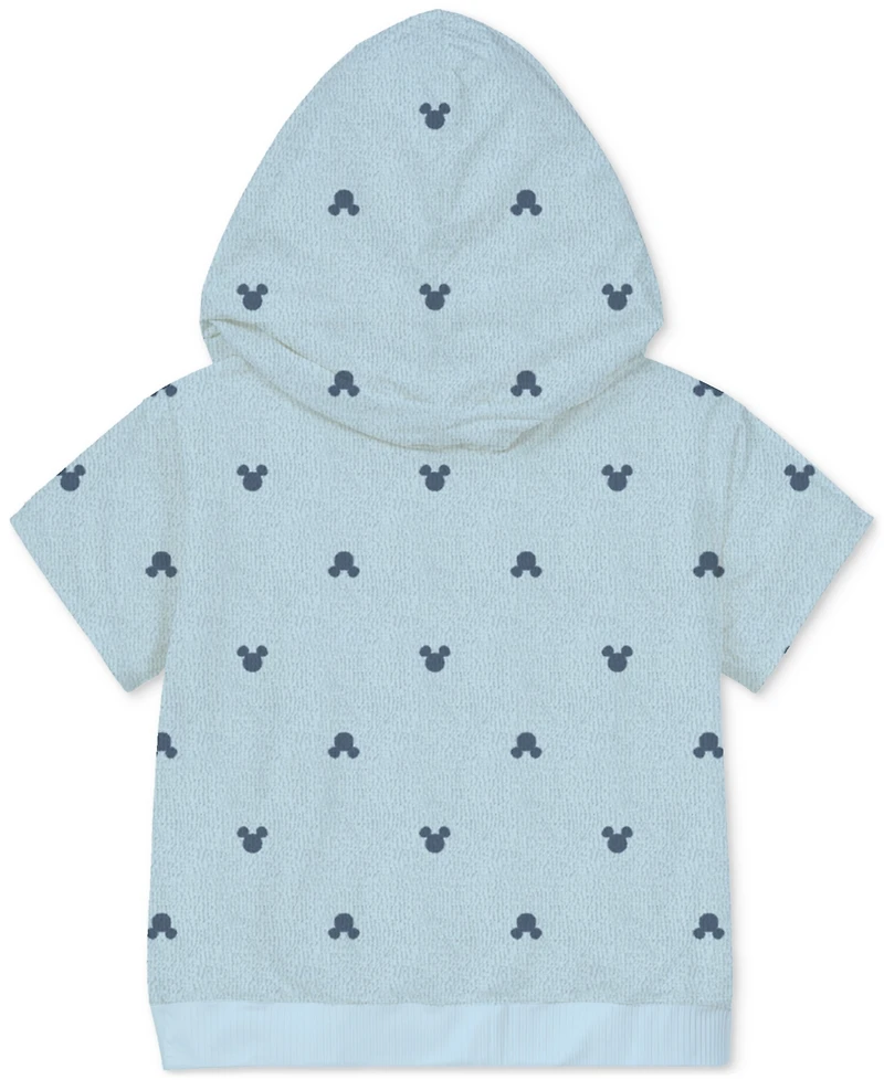 Disney Baby Boys Mickey Mouse Terry Hoodie & Shorts, 2 Piece Set
