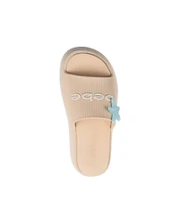 Bebe Little and Big Girls Stylish Comfortable Summer Platform with Starfish Charm Slides