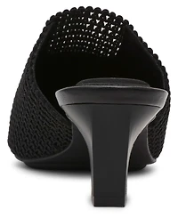 Anne Klein Women's Sianna Knit Block Heel Mules