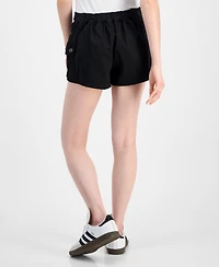 Madden Girl Juniors' High Rise Utility Shorts