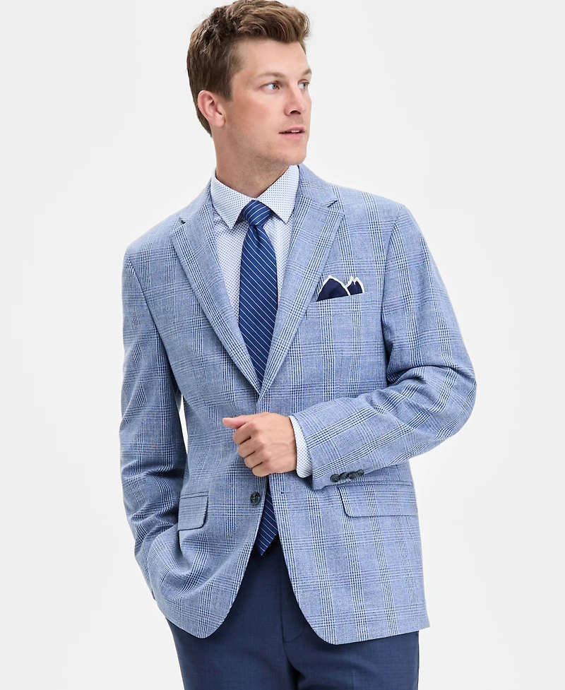 Tommy Hilfiger Men's Modern-Fit Check Sport Coat