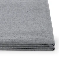 Tommy Hilfiger Solid 144-Thread Count Cotton Chambray Washed -Pc. Sheet Set
