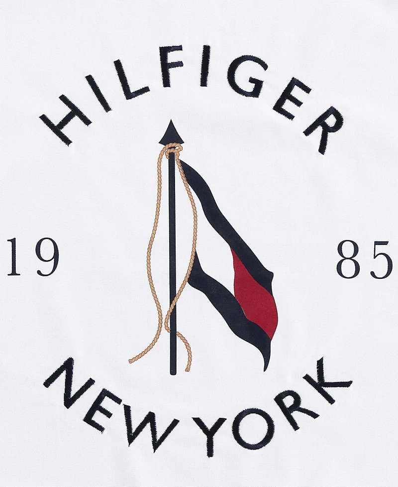 Tommy Hilfiger New York Flag Square Pillow, 20" X 20"
