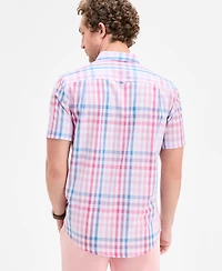 Club Room Men's Woven Plaid Shirt, Exclusively at Macy's