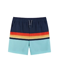 Andy & Evan Big Boys Toddler/Child Tropical Print Boardshort w/Built-In Comfort Stretch Short Liner