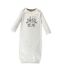 Luvable Friends Baby Boys Four Pack of Interlock Fabric Gowns
