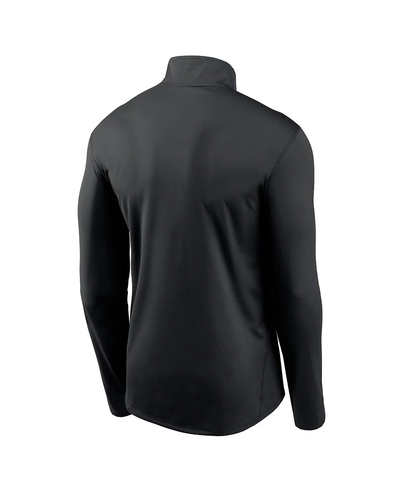 Nike Men's Black Georgia Bulldogs Primary Logo Element Half-Zip Pullover Sweatshirt