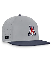 Nike Men's Gray Arizona Wildcats On-Field Dugout True Performance Fitted Hat