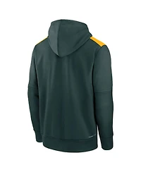 Nike Men's Green Athletics Authentic Collection Performance Pullover Hoodie