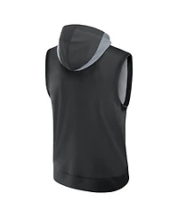 Nike Men's Black Chicago White Sox Authentic Collection Performance Sleeveless Pullover Hoodie