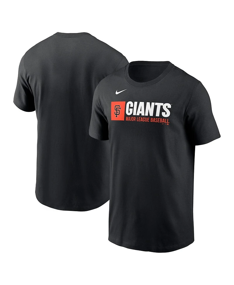 Nike Men's Black San Francisco Giants Team Block T-Shirt