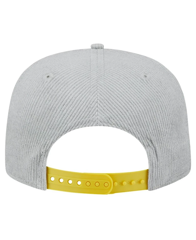 New Era Men's Gray Los Angeles Rams Corduroy Golfer Adjustable Hat
