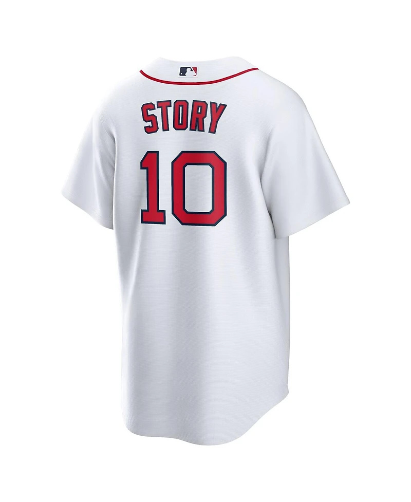Nike Men's Trevor Story White Boston Red Sox Home Replica Jersey