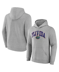 Fanatics Men's Gray Florida Gators Arched Logo Pullover Hoodie