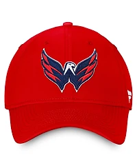 Fanatics Men's Red Washington Capitals Core Primary Logo Flex Hat