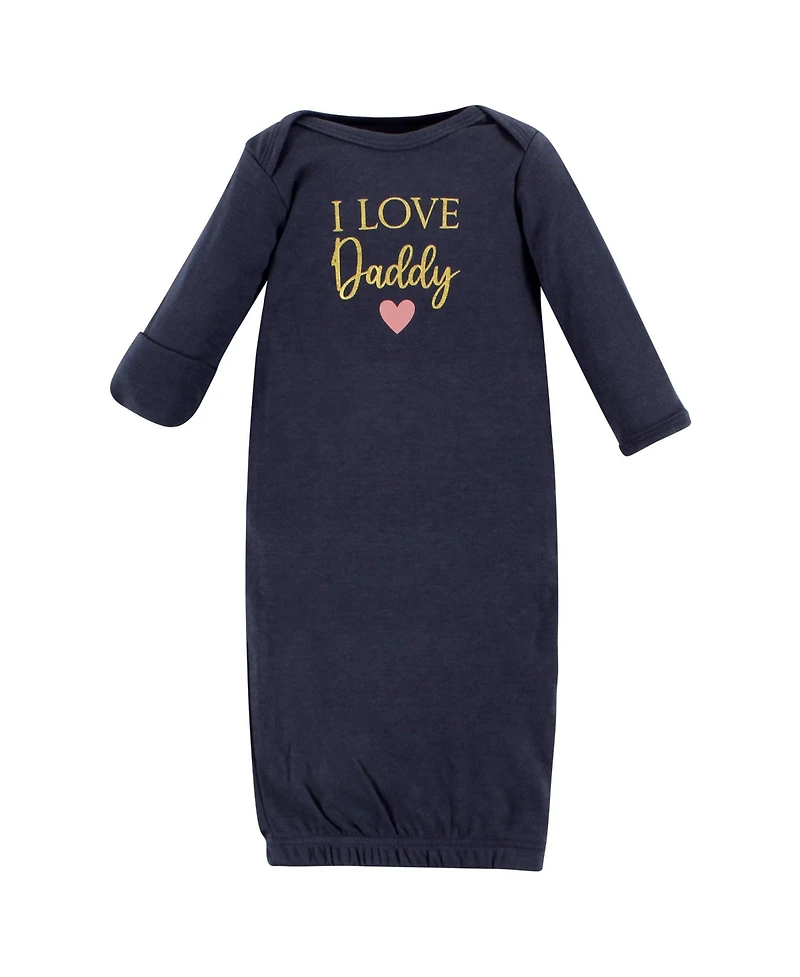 Hudson Baby Baby Girls Hudson Extra Soft Cotton Gowns