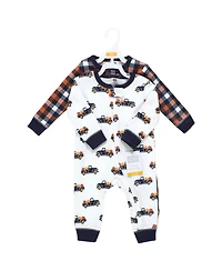 Hudson Baby Boys Unisex 2Pk Sleep and Play