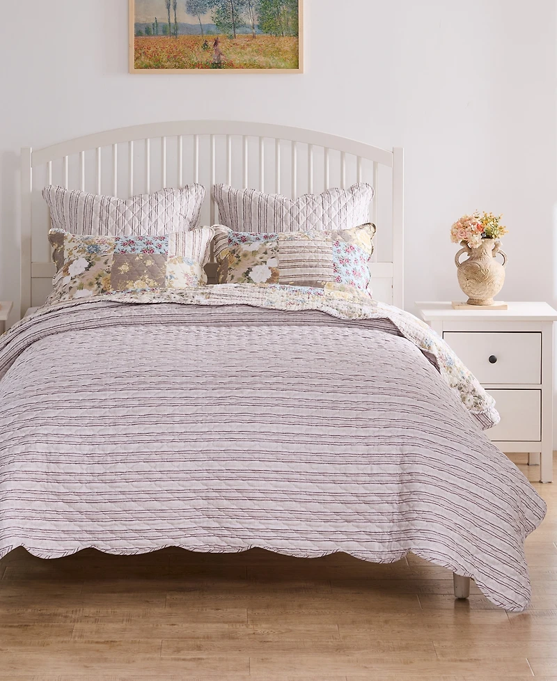 Greenland Home Fashions French Country Traditional -Pc. Quilt Set