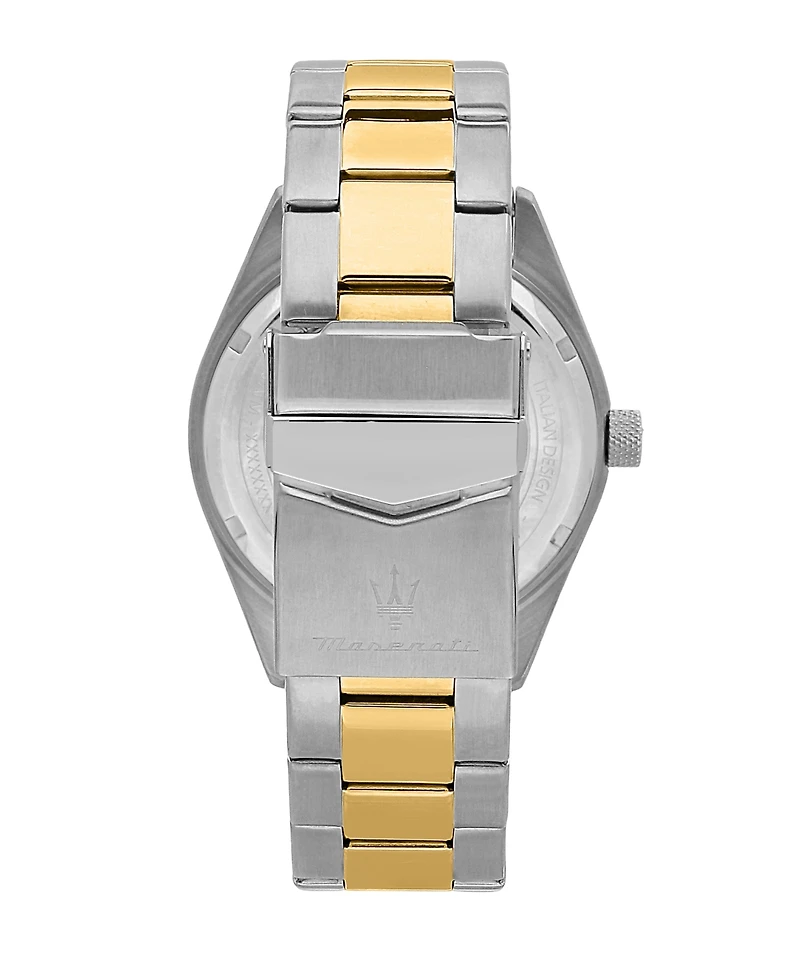 Maserati Men's Date Two-Tone Stainless-Steel Watch, 43mm