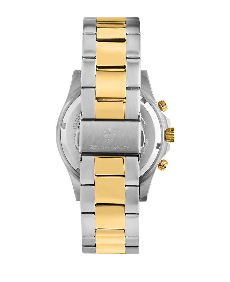 Maserati Men's Chronograph Two-Tone Metal Band Watch, 43mm