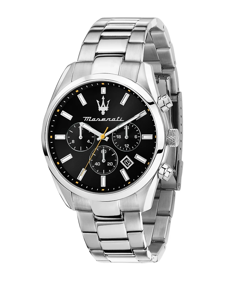 Maserati Men's Multifunction Stainless Steel Metal Band Watch