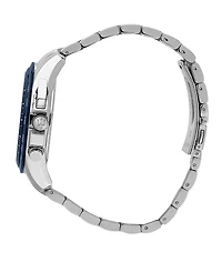 Maserati Men's Chronograph Stainless Steel Metal Band Watch, 45mm