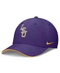 Nike Men's Purple Lsu Tigers 2025 Dugout Coaches Rise Swoosh Performance Flex Hat