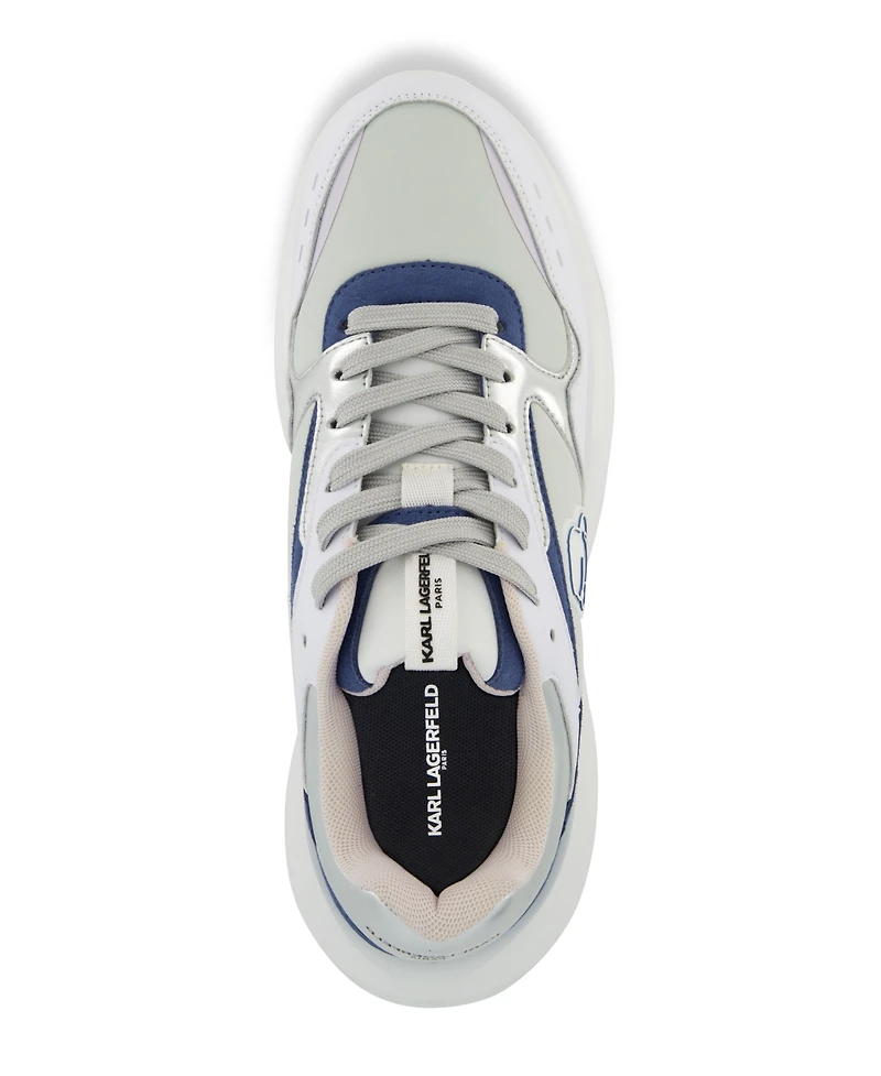 Karl Lagerfeld Paris Men's Side Logo Head Patch Running Sneakers