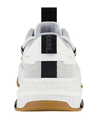 Karl Lagerfeld Paris Men's Criss Cross Lace Up Chunky Sole Sneakers