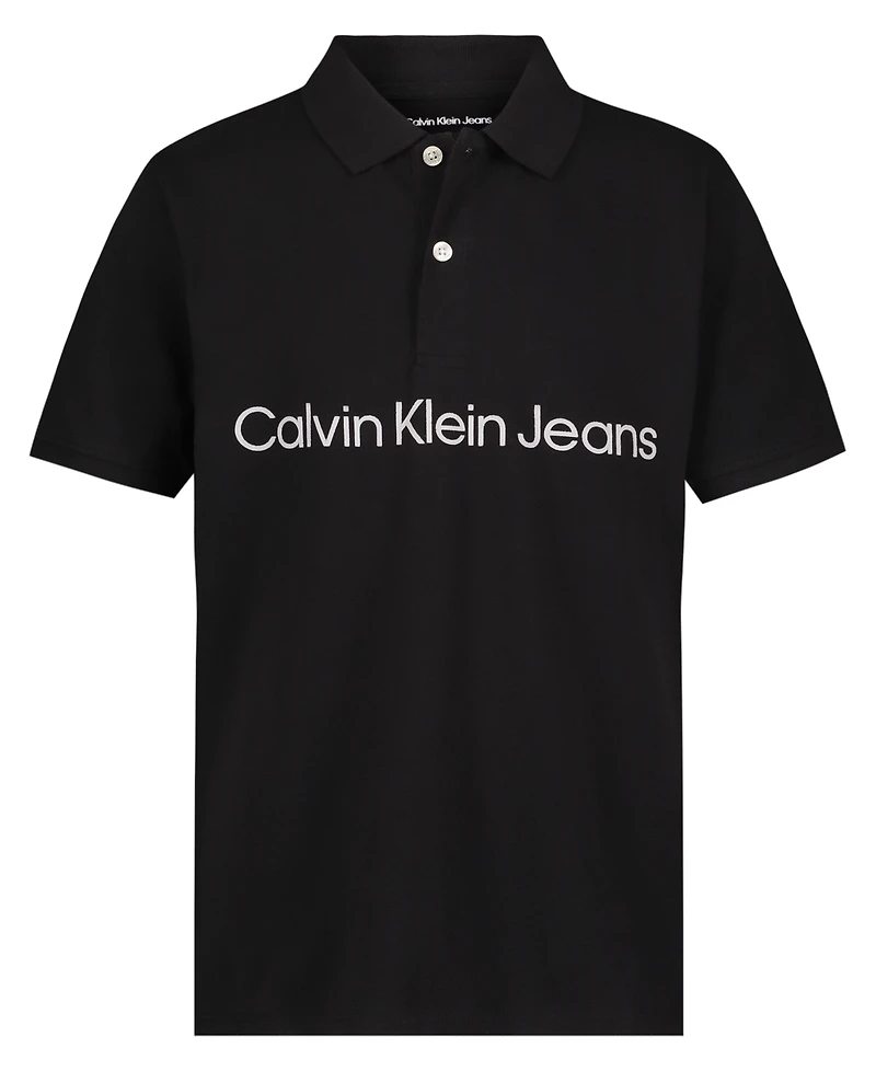Calvin Klein Big Boys Short Sleeve Polo Shirt