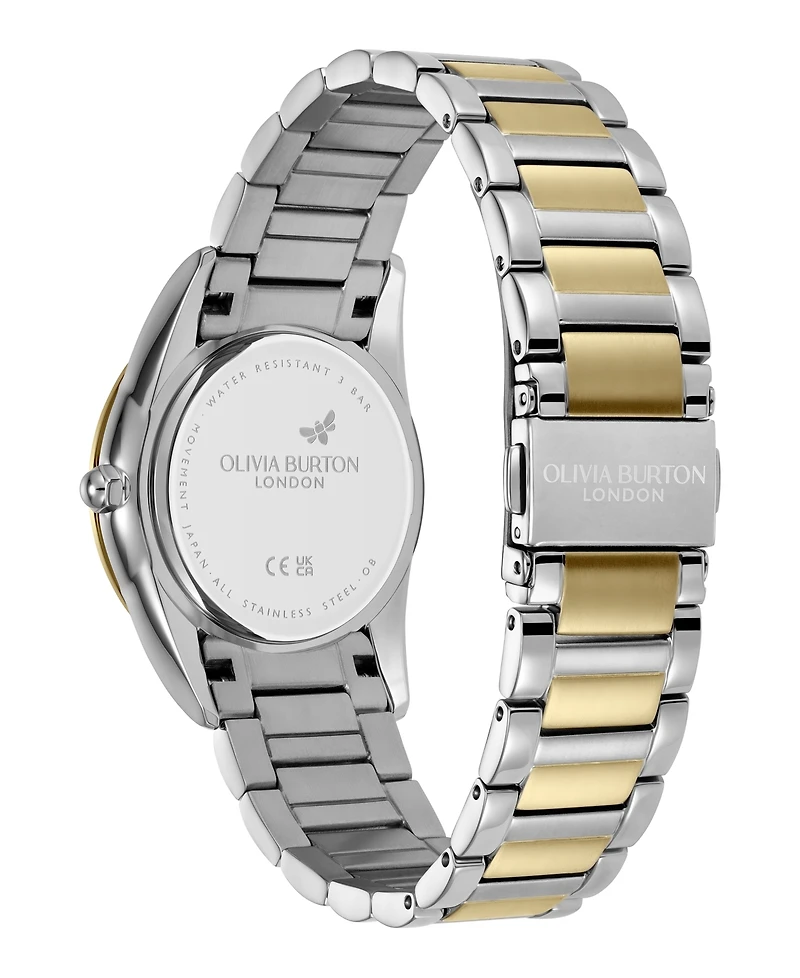 Olivia Burton Women's Glowful Two-Tone Stainless Steel Bracelet Watch, 34mm