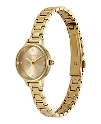 Olivia Burton Women's Mini Classic Gold Tone Stainless Steel Bracelet Watch, 23mm