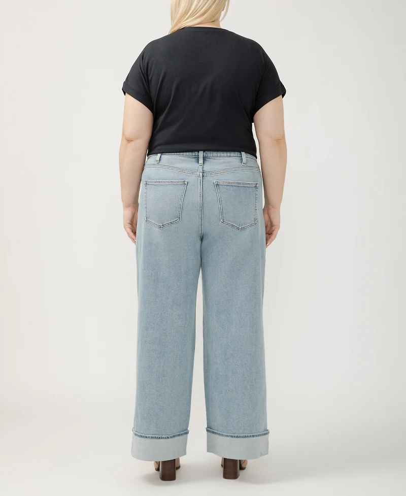 Silver Jeans Co. Plus Highly Desirable High Rise Wide Leg