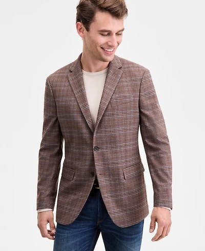 Kenneth Cole Reaction Men's Slim-Fit Techni-Cole Plaid Sport Coat