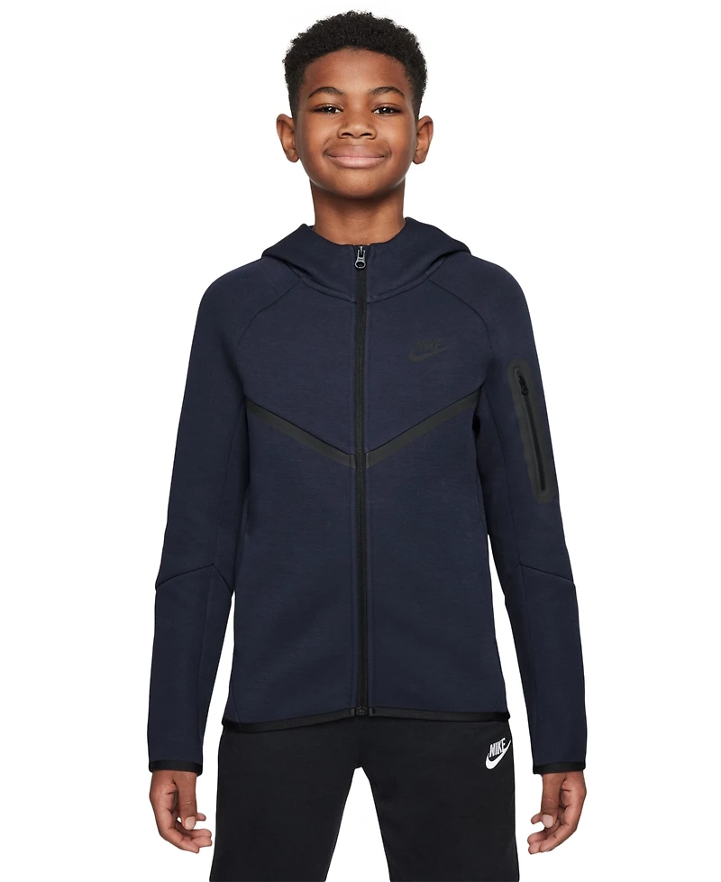 Nike Big Boys Sportswear Full-Zip Tech Fleece Hoodie