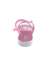 Bebe Little Girls Sparkly Summer with Rhinestone and Bow Sandals