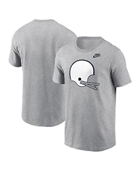 Nike Men's Heather Gray Penn State Nittany Lions Legacy Helmet T-Shirt