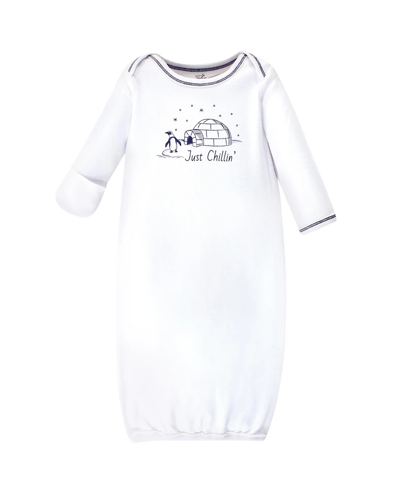 Touched by Nature Baby Boys Unisex Natural Soft Cotton Gowns