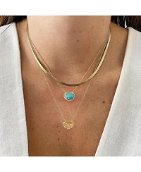 Adornia Fine Birthstone Necklace 14k Gold Vermeil
