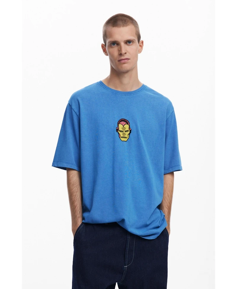 Desigual Men's Ironman Marvel T-shirt